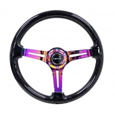 350MM 3in DEEP DISH WITH SLITS WOOD GRAIN - GALAXY - NEOCHROME