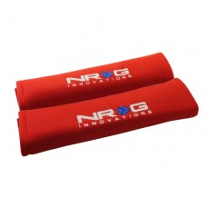 SEAT BELT PADS - RED