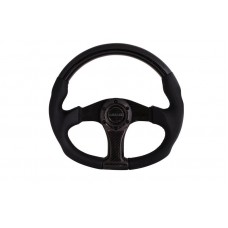 CARBON FIBER STEERING WHEEL OVAL SHAPE - CARBON FIBER