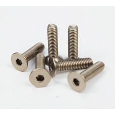 STEERING WHEEL SCREWS - TITANIUM FLAT